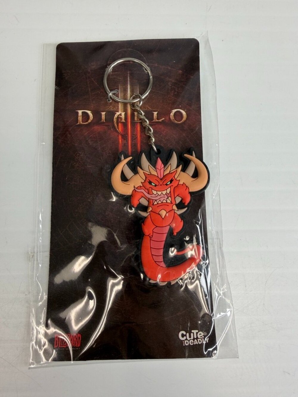 Diablo 3 Keychain BlizzCon Anaheim 2015 Blizzard Cute Deadly Party Collect Ni